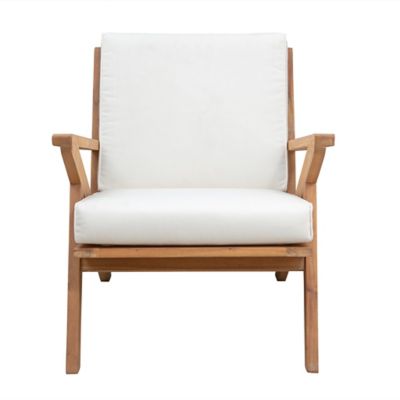 Image showing  Olso Wooden Patio Armchair, 26 in. x 31 in. x 30 in.