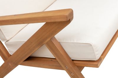 Image showing  Olso Wooden Patio Armchair, 26 in. x 31 in. x 30 in.