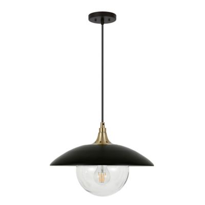 Hudson&Canal Alvia Pendant Light, 8 ft. Polyester Weave Cord