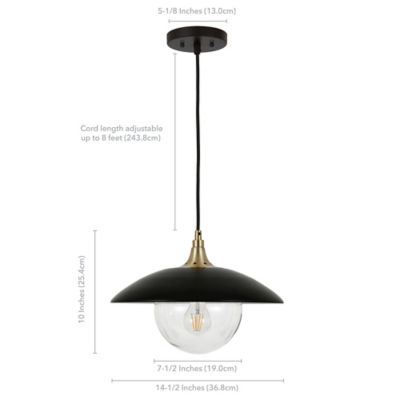 Image showing  1-Light Alvia Pendant Light