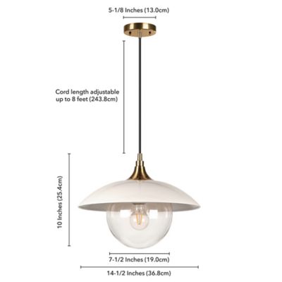 Image showing  1-Light Alvia Pendant Light