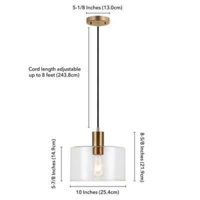 Image showing  1-Light Henri Pendant Light