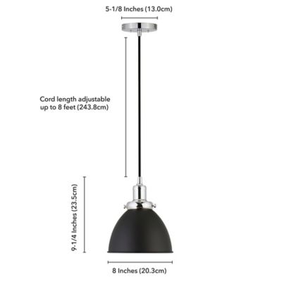 Image showing  1-Light Madison Pendant Light