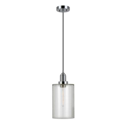 Hudson&Canal Nora Pendant Light, 8 ft. Polyester Weave Cord