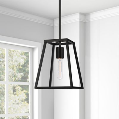 Image showing  1-Light Rhom Framed Pendant Light