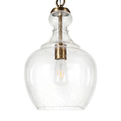 Image showing 2 th Hudson&Canal 1-Light Westford Glass Pendant Light