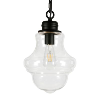Image showing  1-Light Annie Glass Pendant Hanging Light