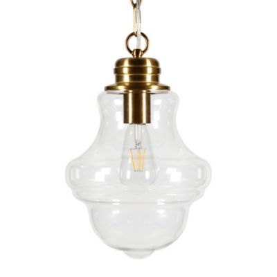 Image showing  1-Light Annie Glass Pendant Hanging Light