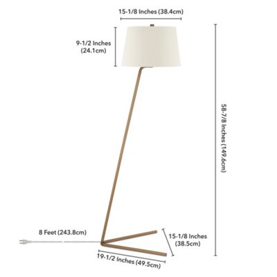 Image showing  Markos Floor Lamp, 8 ft. Cord