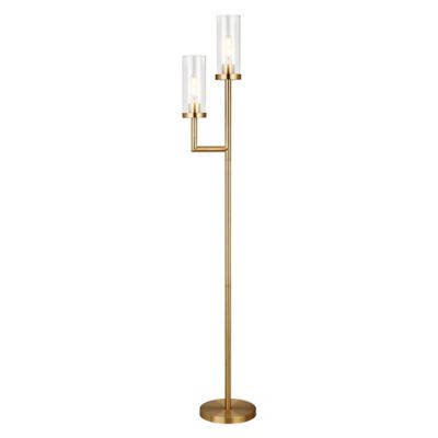 Image showing 2 th Hudson&Canal Basso Floor Lamp, 8 ft. Cord