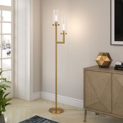 Image showing 3 th Hudson&Canal Basso Floor Lamp, 8 ft. Cord