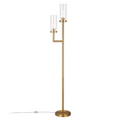 Image showing 7 th Hudson&Canal Basso Floor Lamp, 8 ft. Cord