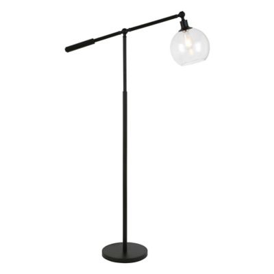 Image showing  Dardan Floor Lamp in Blackened Bronze, 8 ft. Cord