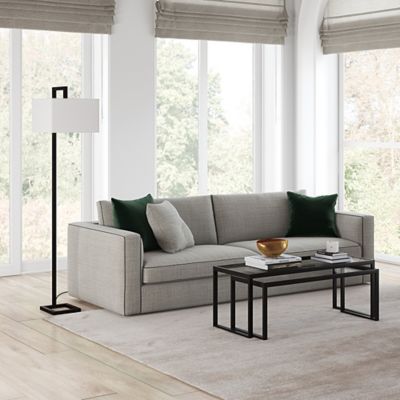 Image showing  Grayson Floor Lamp with Fabric Shade, 8 ft. Cord