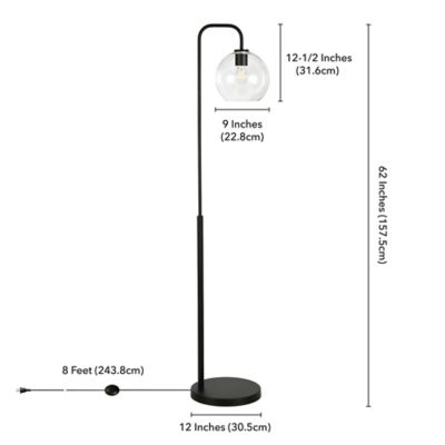Image showing  Harrison Arc Floor Lamp, 8 ft. Cord