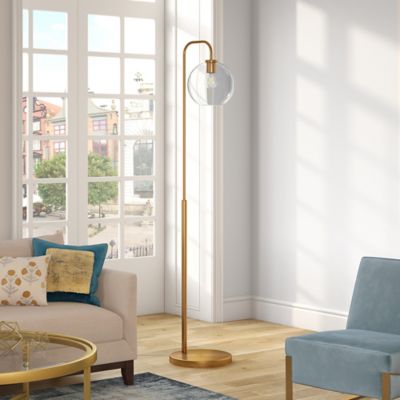 Image showing 1 th Hudson&Canal Harrison Arc Floor Lamp, 8 ft. Cord