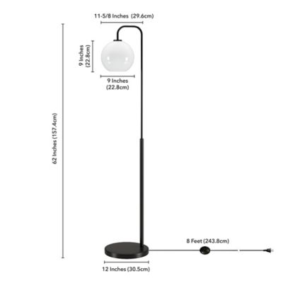 Image showing  Harrison Arc Floor Lamp, 8 ft. Cord