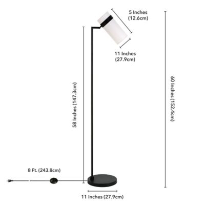Image showing  Marsden Floor Lamp in Bronze, 8 ft. Cord