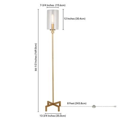 Image showing  Panos Floor Lamp, 8 ft. Cord