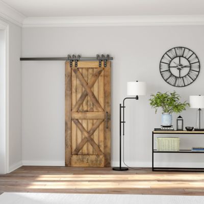 Image showing  71.5 in. Polly Height-Adjustable Blackened Bronze Floor Lamp, 8 ft. Cord