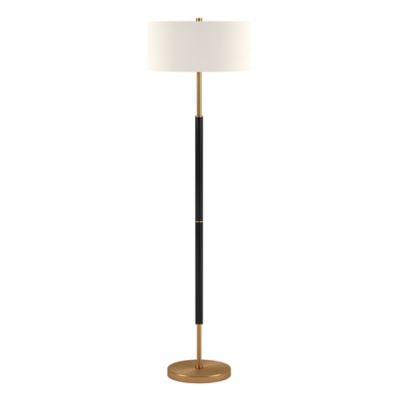 Hudson&Canal Simone Two-Tone Floor Lamp, 8 ft. Cord