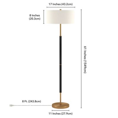 Image showing  Simone Two-Tone Floor Lamp, 8 ft. Cord