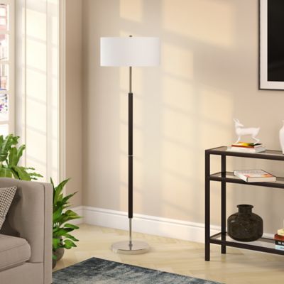Image showing 1 th Hudson&Canal Simone Two-Tone Floor Lamp, 8 ft. Cord