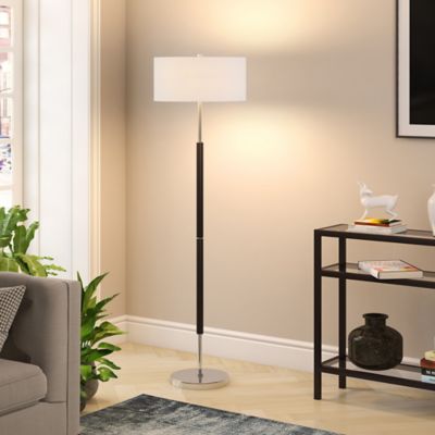 Image showing 3 th Hudson&Canal Simone Two-Tone Floor Lamp, 8 ft. Cord