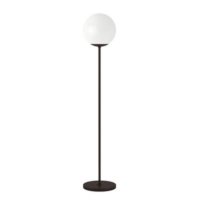 Hudson&Canal Theia Globe and Stem Floor Lamp, 8 ft. Cord