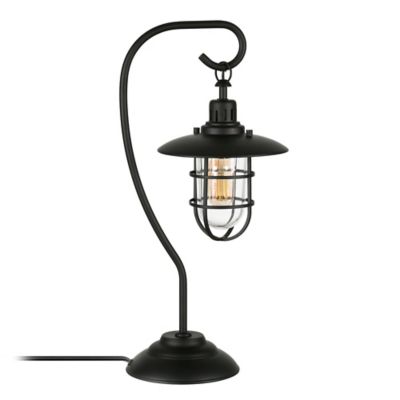Image showing 8 th Hudson&Canal Bay Nautical Lantern Table Lamp, 6 ft. Cord