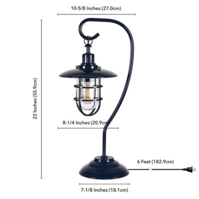 Image showing  Bay Nautical Lantern Table Lamp, 6 ft. Cord
