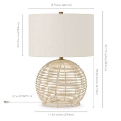Image showing  Bryn Rattan Table Lamp