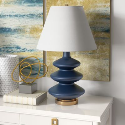 Image showing  Carleta Matte Triple Gourd Table Lamp, 6 ft. Cord