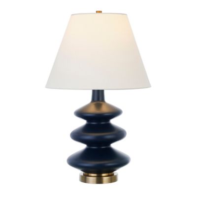 Image showing  Carleta Matte Triple Gourd Table Lamp, 6 ft. Cord