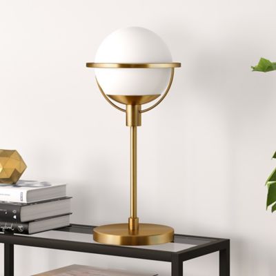 Hudson&Canal Cieonna Globe Table Lamp, 6 ft. Cord