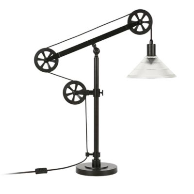 Hudson&Canal DesCartes Table Lamp with Pulley System, 6 ft. Cord