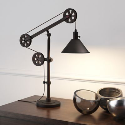 Image showing  DesCartes Table Lamp with Pulley System, 6 ft. Cord