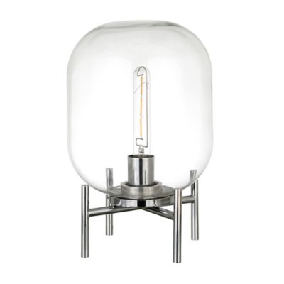 Hudson&Canal Edison Glass Table Lamp, 6 ft. Cord