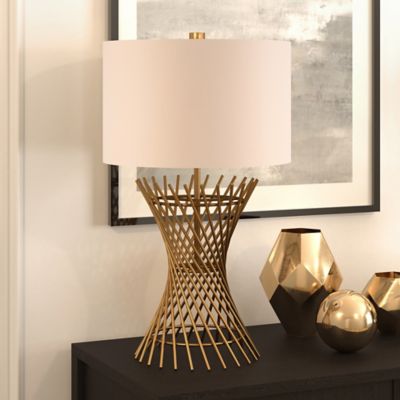Image showing  Otho Table Lamp, 6 ft. Cord, Antique Brass