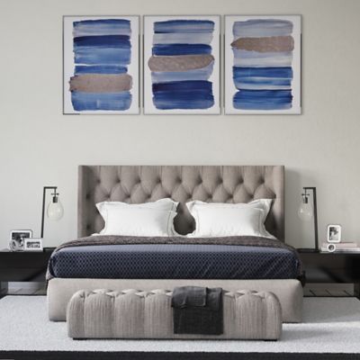 Image showing  Weston Seeded Glass Table Lamp, 6 ft. Cord