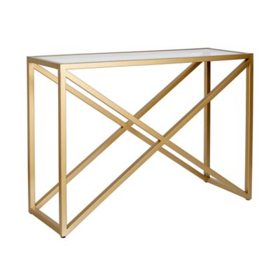 Image showing  Calix Console Table, Brass