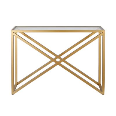 Image showing  Calix Console Table, Brass