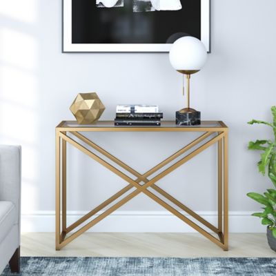 Image showing  Calix Console Table, Brass