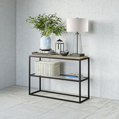 Image showing  Hector Console Table, 31 in. x 42 in. x 14 in., Blackened Bronze