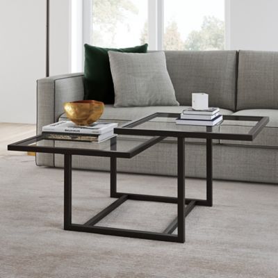 Hudson&Canal Amalie 2-Tier Coffee Table