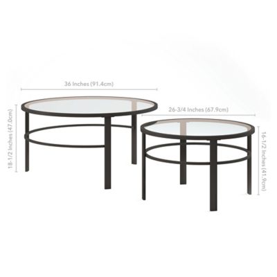 Image showing  Gaia Round Nesting Tables, 2 pc.