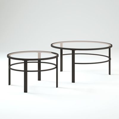 Image showing 5 th Hudson&Canal Gaia Round Nesting Tables, 2 pc.