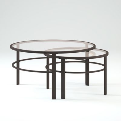 Image showing 7 th Hudson&Canal Gaia Round Nesting Tables, 2 pc.