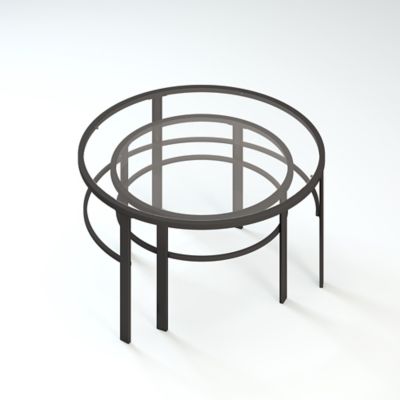 Image showing 8 th Hudson&Canal Gaia Round Nesting Tables, 2 pc.