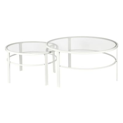 Hudson&Canal Gaia Round Nesting Tables, 2 pc.